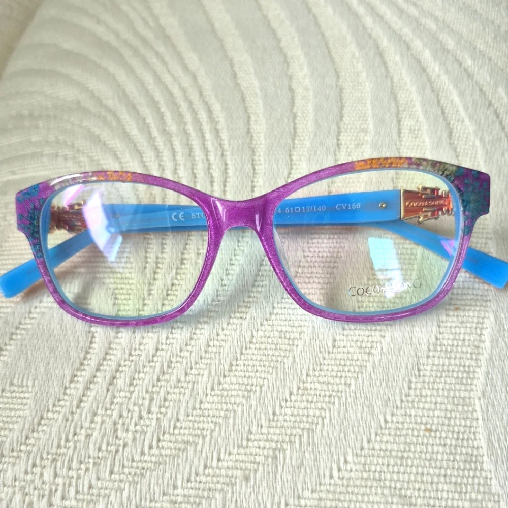 Coco Song Women's Eyeglasses CV159 Stone Pavilion Col 4 51/17/140 NEW With Case